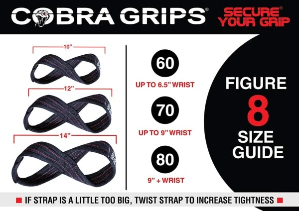 Grip Power Pads Figure 8 Lifting Straps 9 Grip Power Pads Figure 8 Lifting Straps - Image 7
