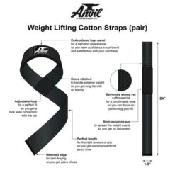 Anvil Fitness Lifting Straps 17 Anvil Fitness Lifting Straps -HARBIN Sports Shop 6be93f7a96fed60c477d30ae1de032fd 5d0a75791d717 600x600 1
